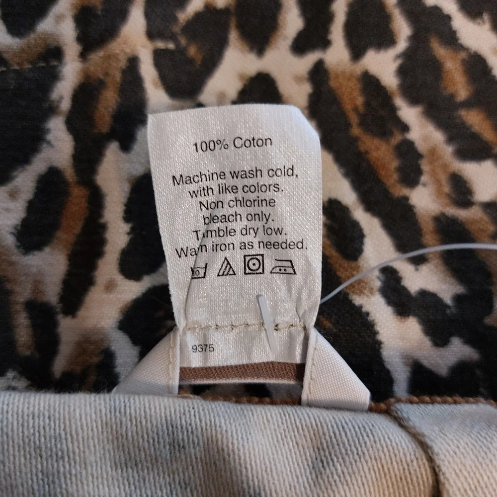 J. Crew Animal Print Side Zip Pencil Skirt- size 4 - Picture 8 of 8